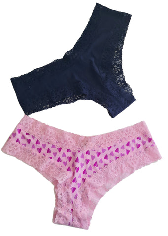 Victorias Secret Lencería Pack 2 Panties Algodón Xg