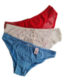 Victorias Secret Lencería Pack 3 Panties Bikini Xs