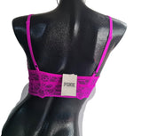 Victorias Secret pink bralette push up XS