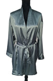 Victorias Secret the satin silver Kimono