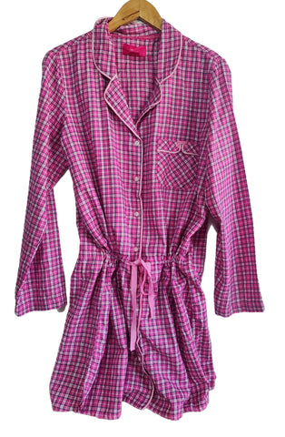 Victorias Secret Pink Camisón Pijama Estampado Grande