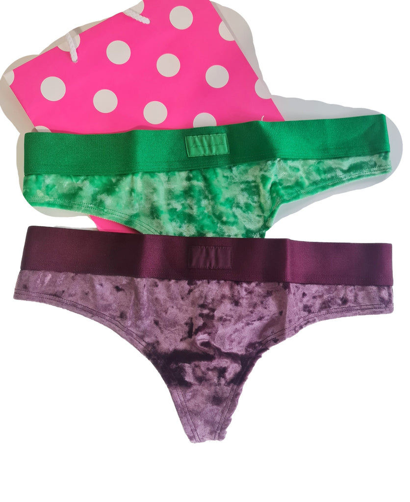 Victorias Secret Lencería Pink Logo Pack 2 Tanga Chicas – Envia Lenceria