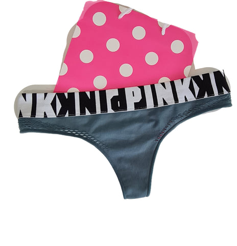 Victorias Secret pink logo tanga M