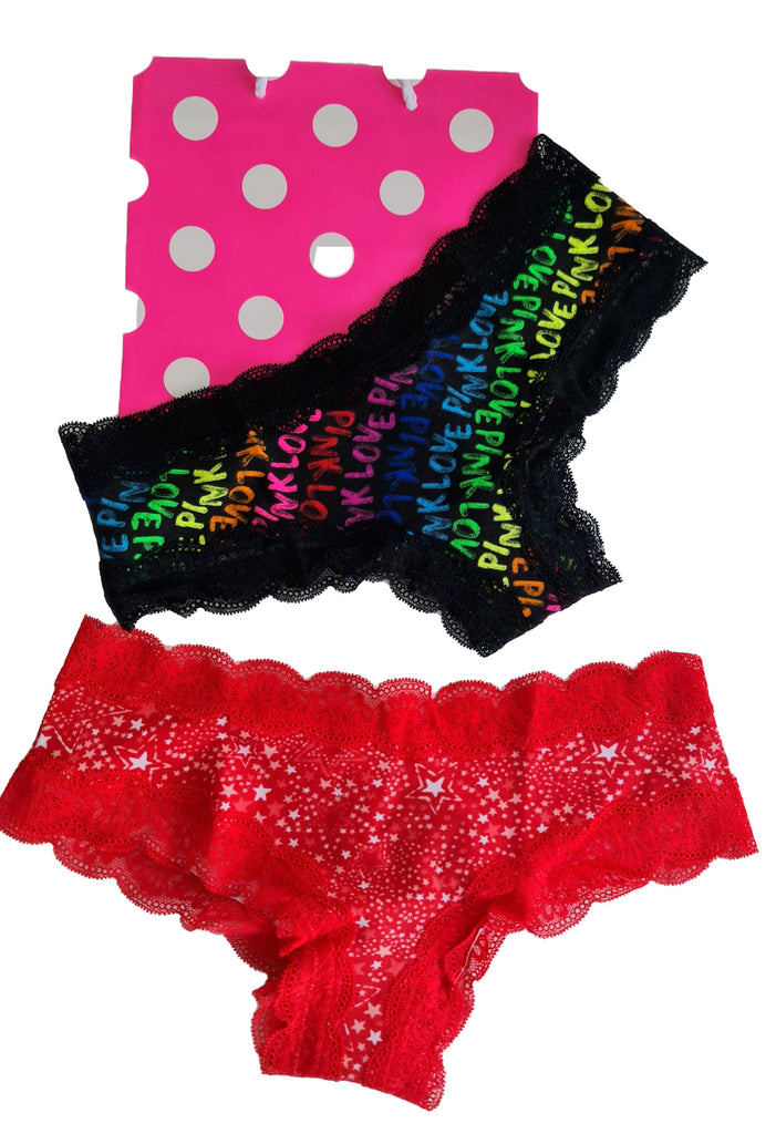 Victorias Secret Lencer a Pink Panties Cachetero Encaje Envia