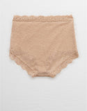 Aerie pantie de encaje corte alto G