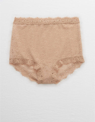 Aerie pantie de encaje corte alto G