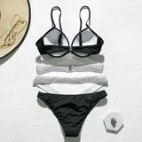 Traje De Baño Bikini Cachetero Copas Firmes Preformadas