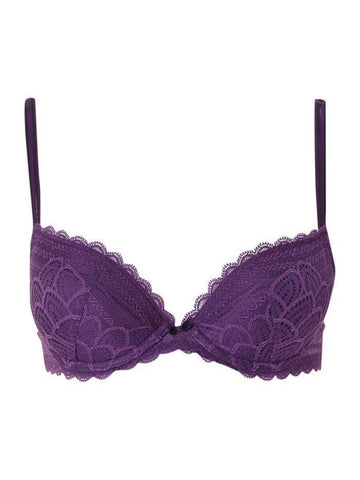 Lencería Encaje Importada Bra Push Up 32c Chantelle